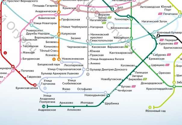 Ст. «щербинка» второго московского центрального диаметра на карте - как добраться, пересадки
