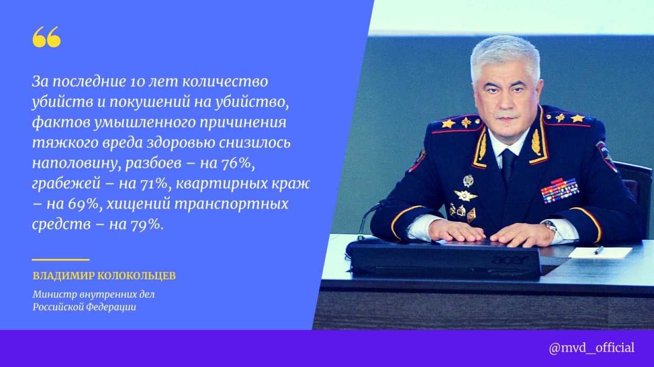 Глава мвд колокольцев подал в отставку - сми