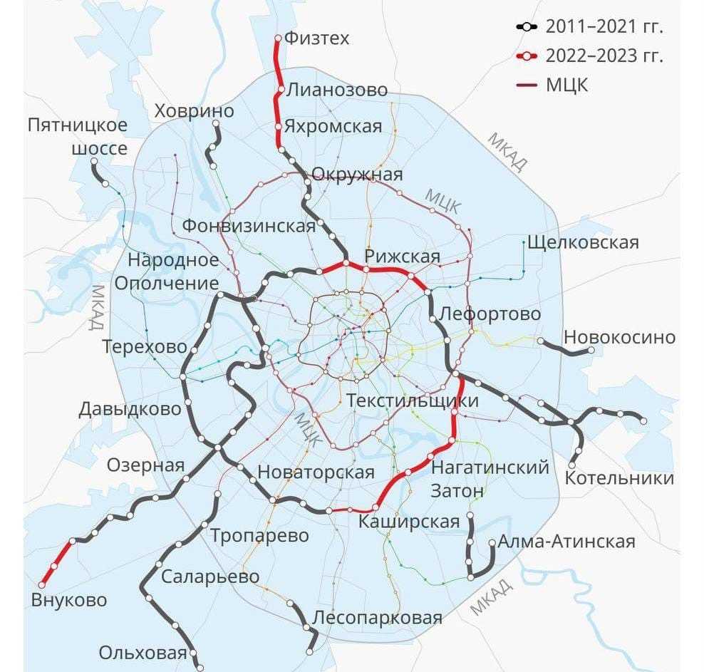 Строительство метро «столбово» будет завершено до конца 2018 года