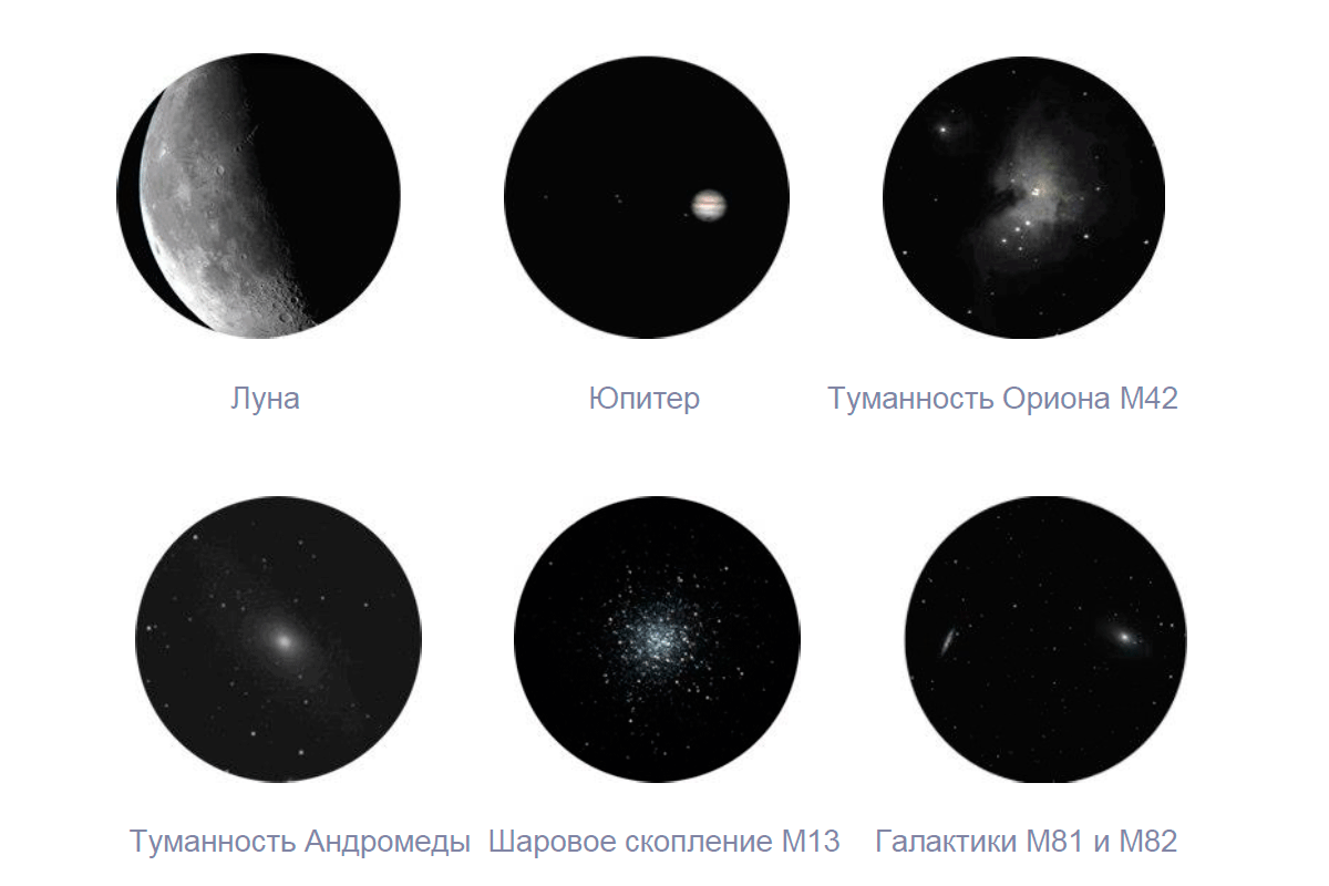 Что можно увидеть в любительский телескоп фото