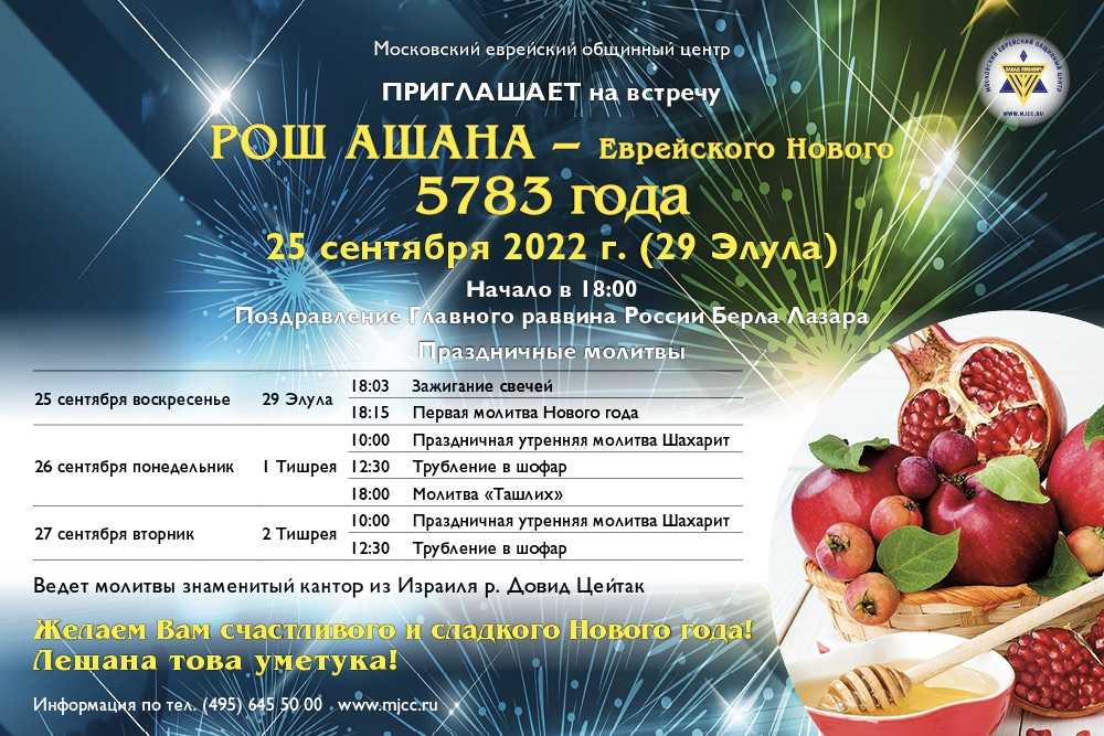 Новый год у евреев 2023: какого числа начинается и поздравления