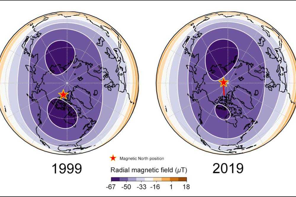 Инверсия магнитного поля земли в 2021-2022 годах : планетарный хронометр