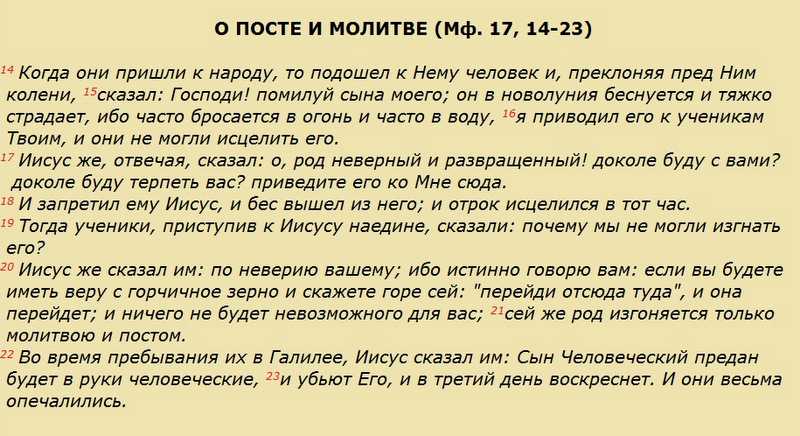 Какие молитвы читать во время великого поста 2020