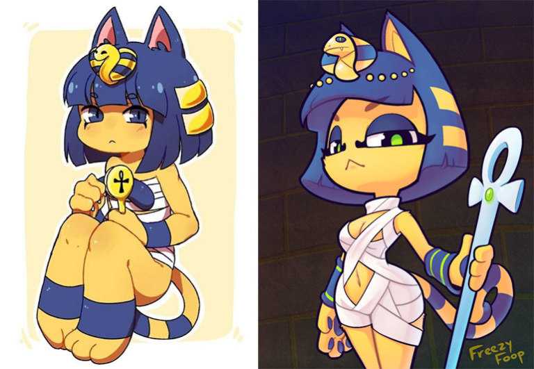 Как зовут кошку из animal crossing?