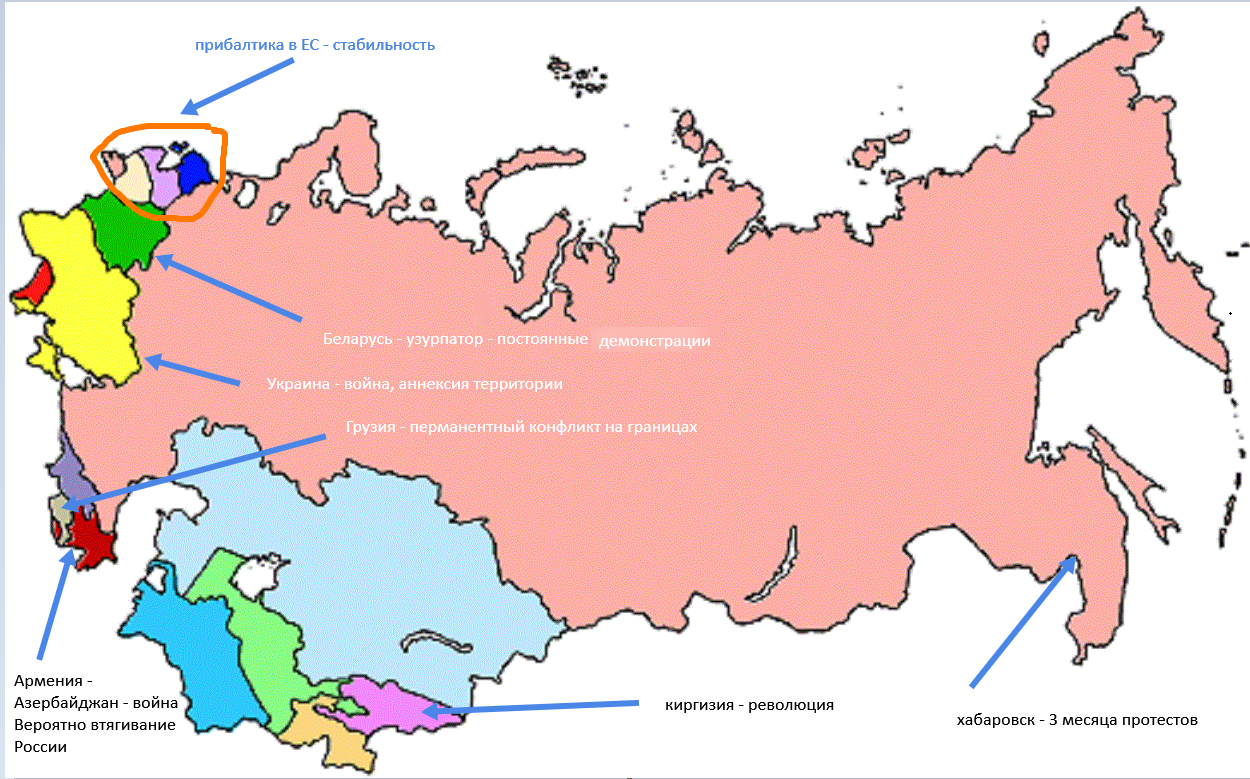 Какие территории вступили в россию. Карта СССР 1922 года с республиками. СССР состав республик на карте. 15 Союзных республик в составе СССР на карте. Республики входившие в состав СССР на карте.
