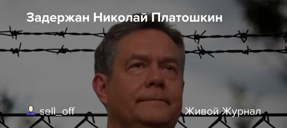 Последние новости о платошкине николае николаевиче