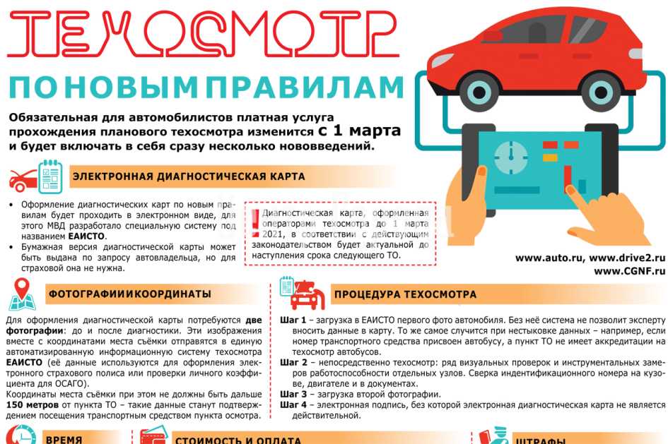 Когда мне нужно делать техосмотр по новому закону?