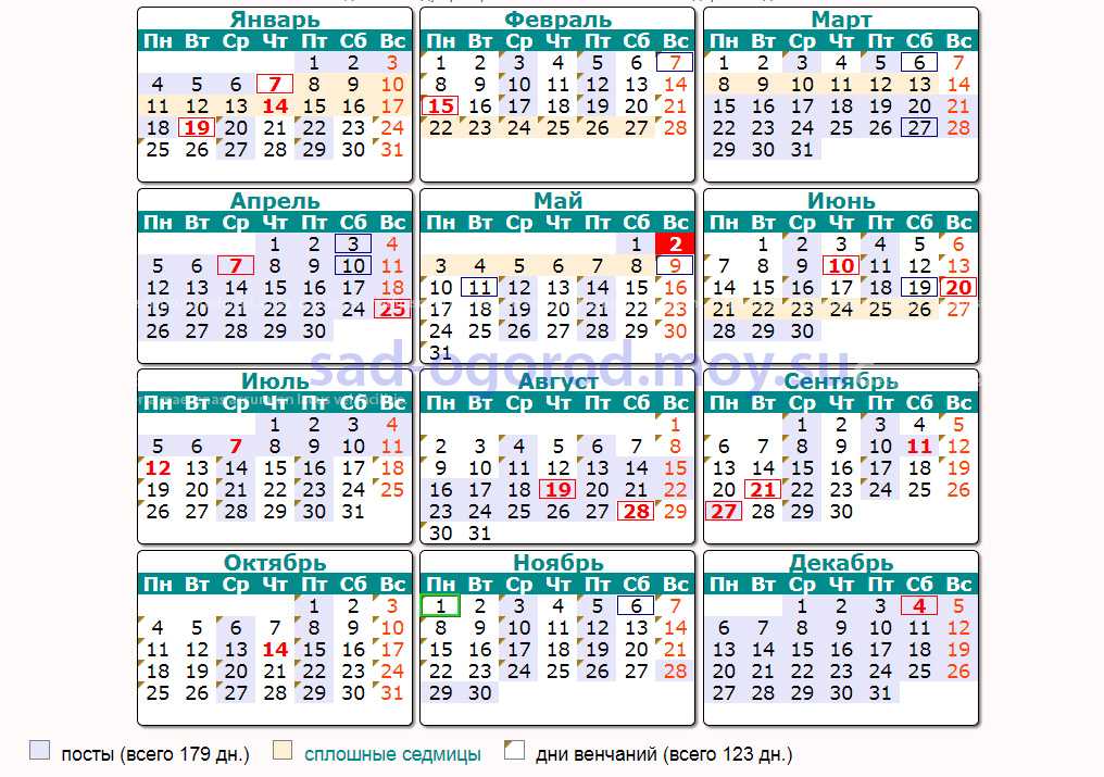 Какой сейчас пост у православных 2024 июль. Православный церковный календарь на 2022 год.