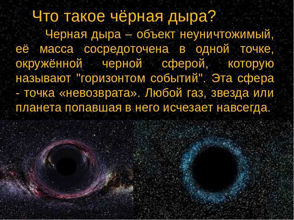 Черные дыры
