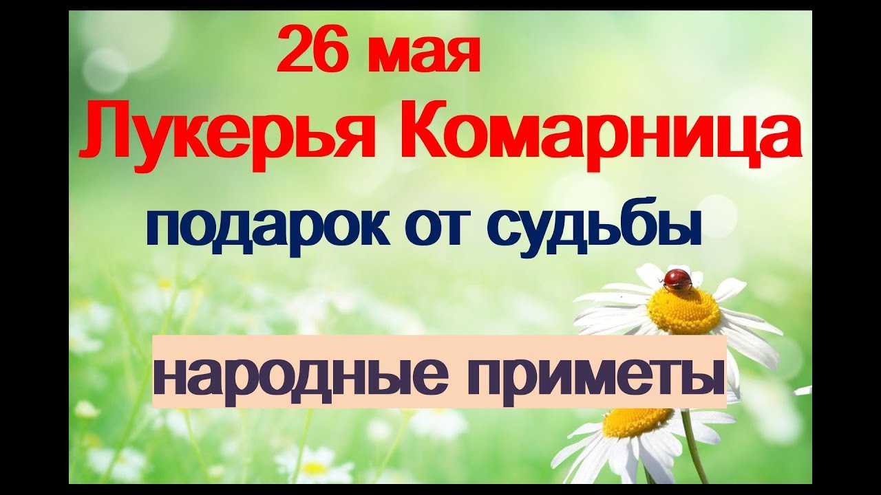 Приметы на 26 мая 2022 года: что категорически запрещается делать в праздник лукерья комарница » лента новостей казахстана и мира - kazlenta.kz