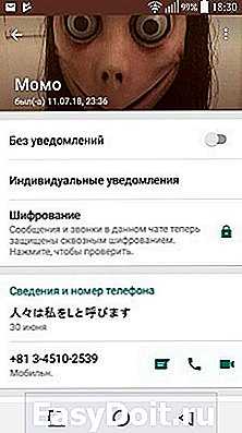 Вирус-монстр момо в ватсап: номера телефонов, отзывы
