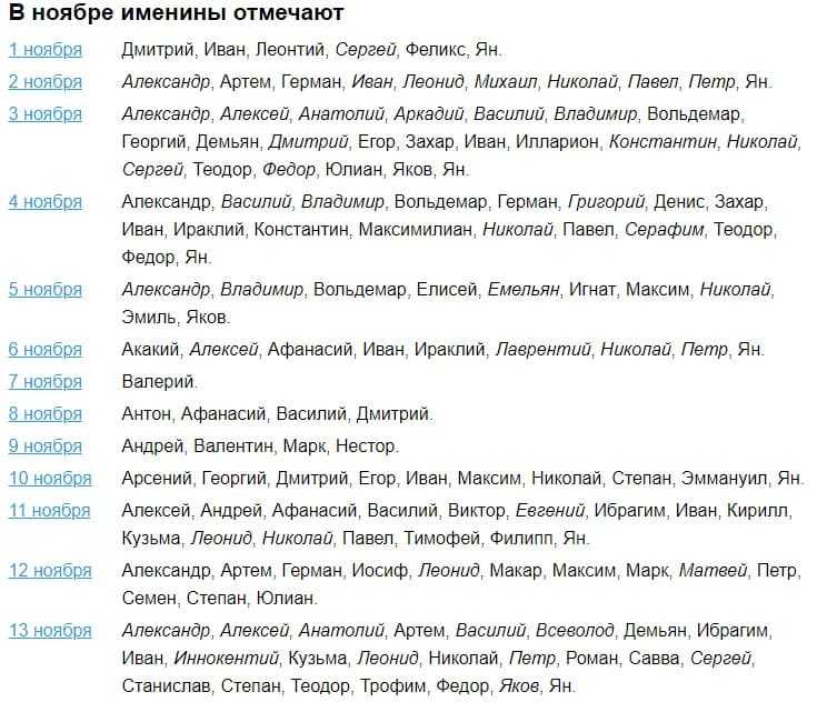 Церковный праздник | календарь на сегодня, день, месяц, год