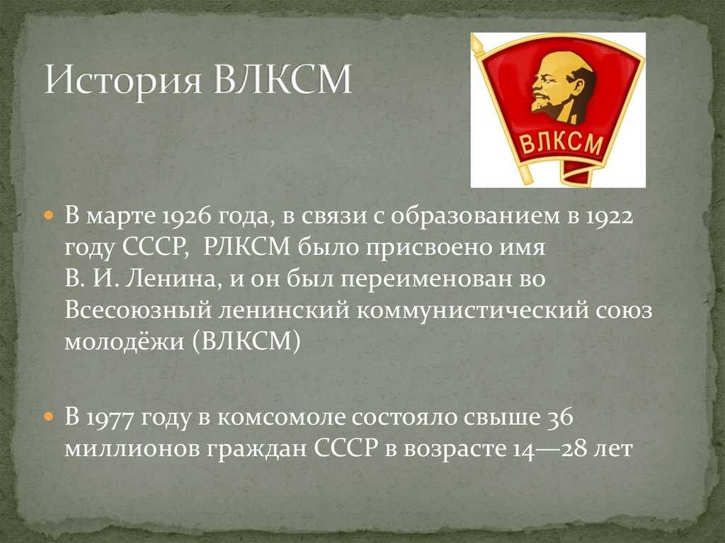 День рождения комсомола: история и традиции праздника